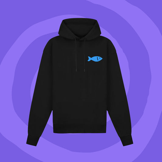 Fisch Hoodie - Squid - Black & Blue