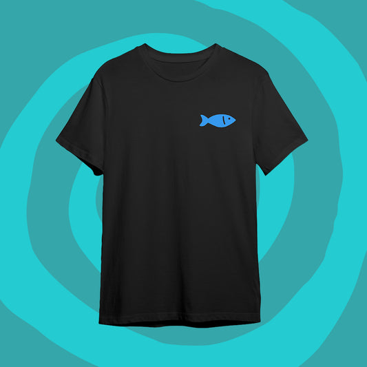 Fisch Tee - Squid Black & Blue
